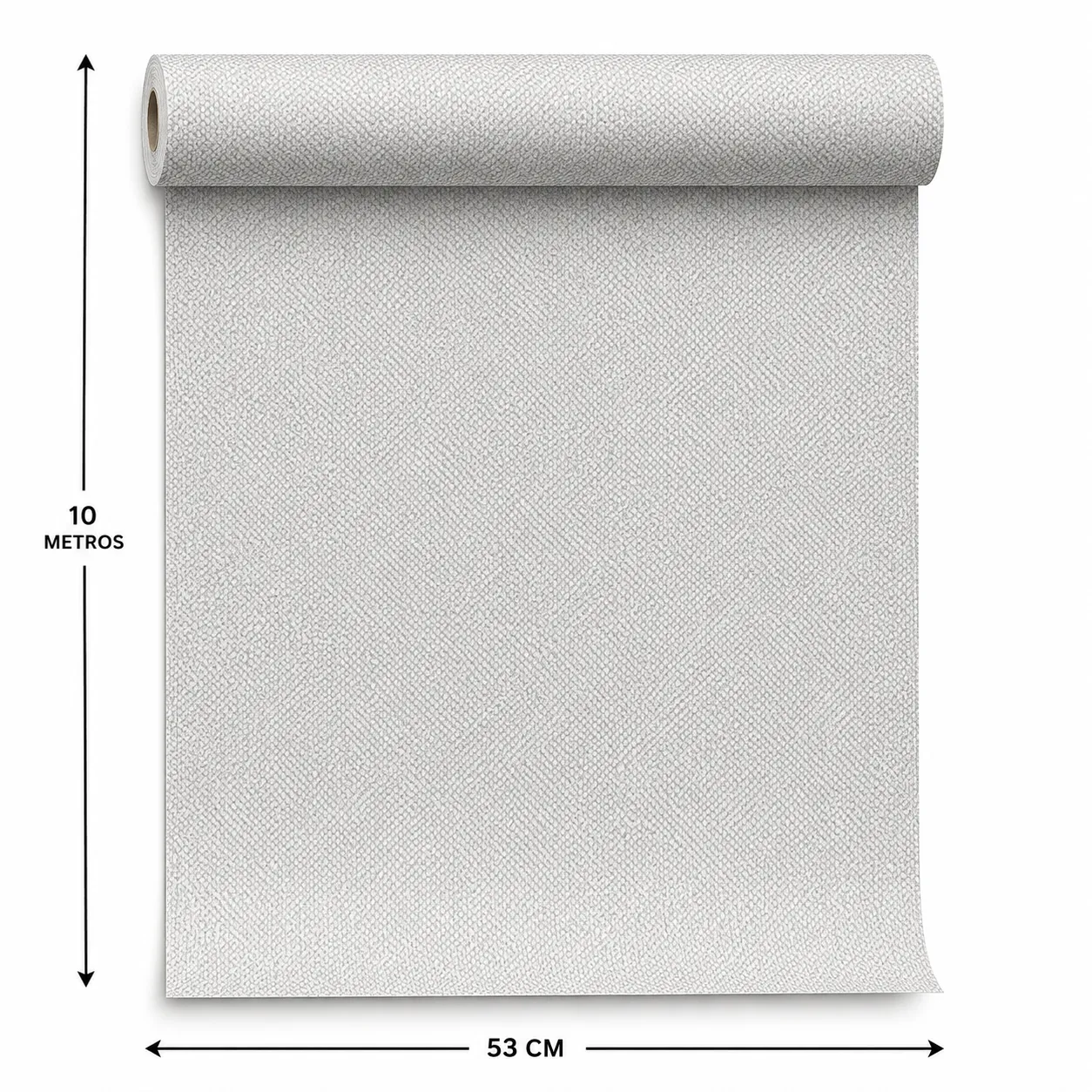 Papel tapiz textura lisa, Azul grisáceo (053*10M)