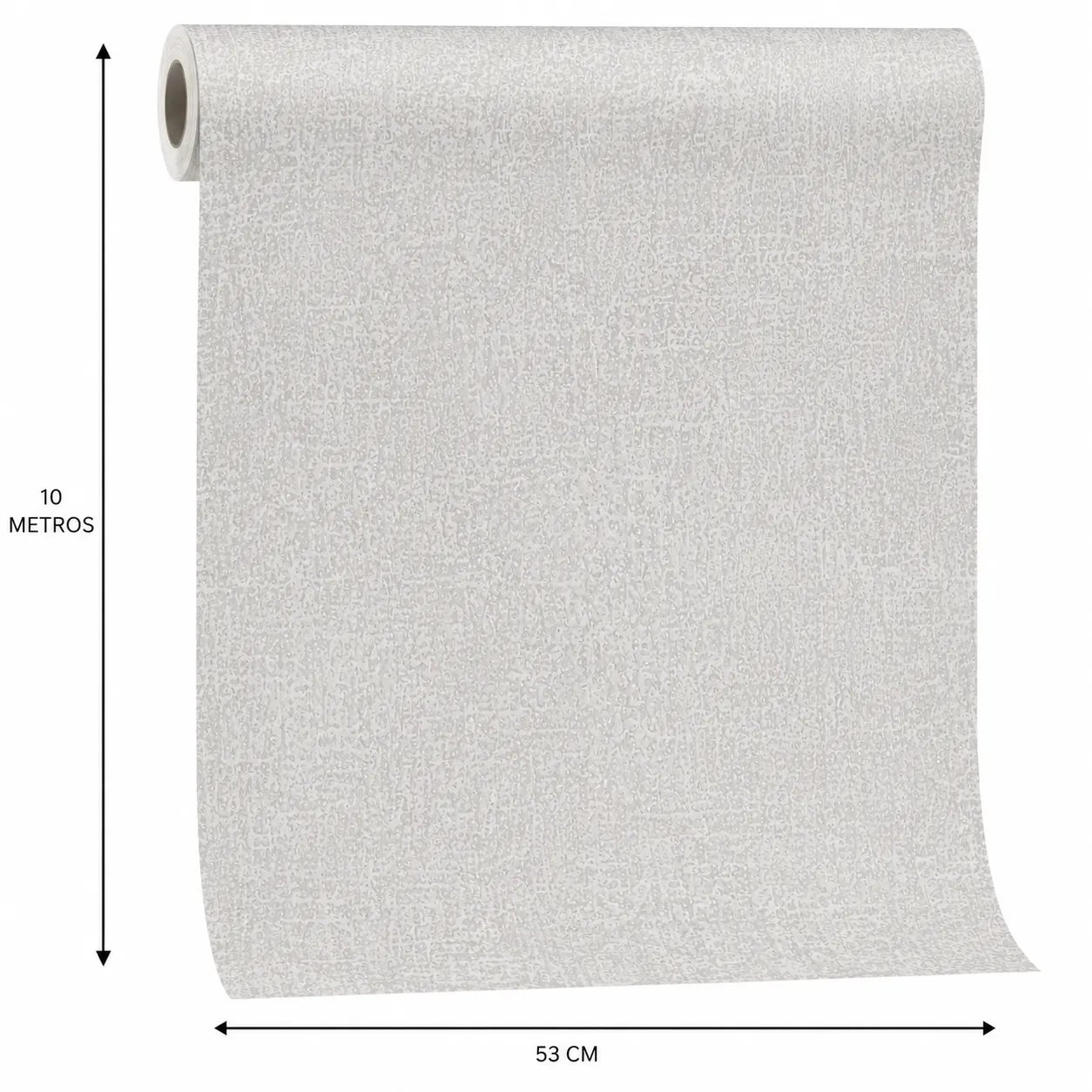 Papel tapiz texturizado, Gris perla y beige (053*10M)