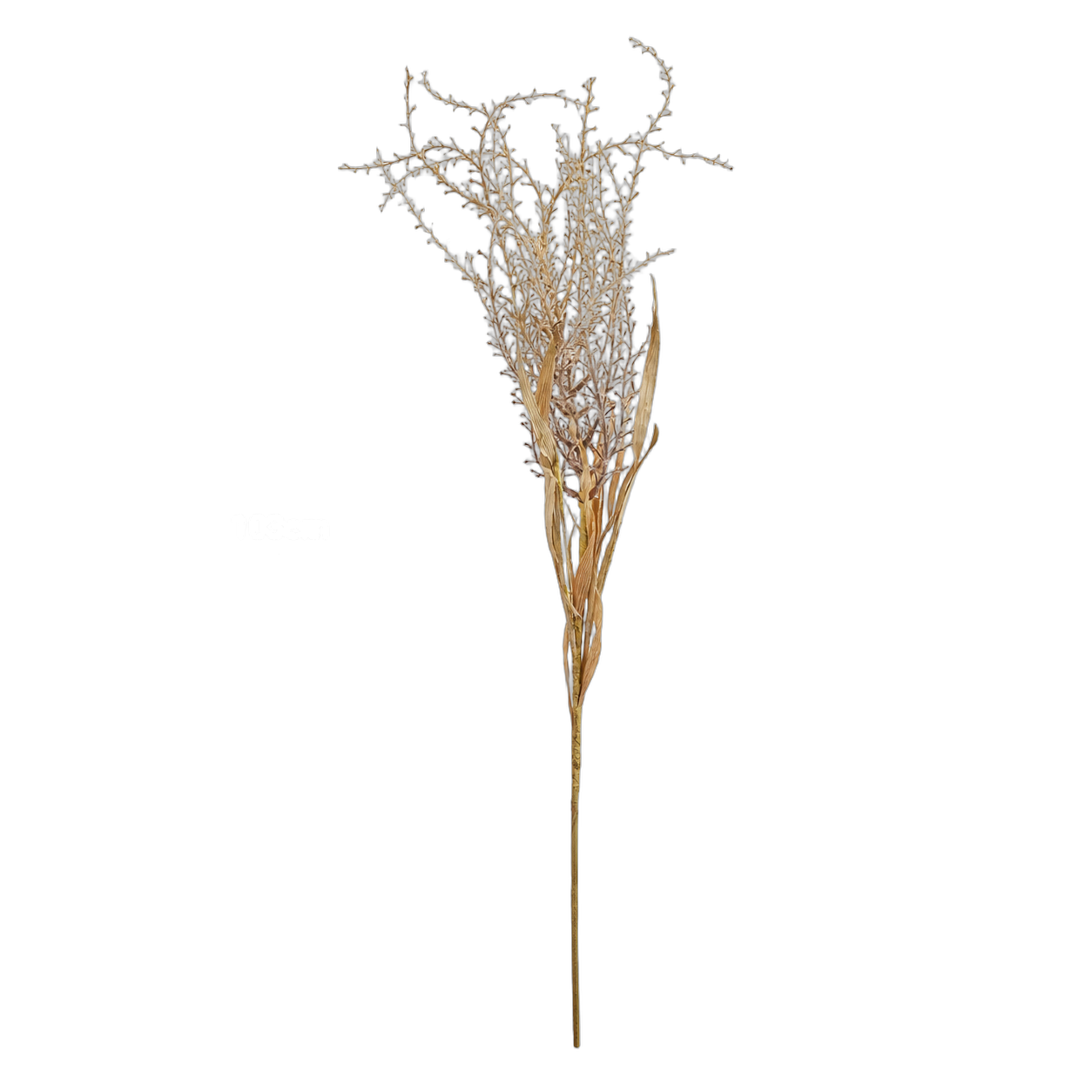Rama de pampas artificial suelta real al tacto, Beige (103cm)