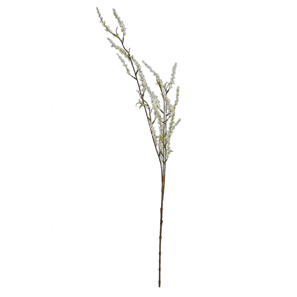 Rama artificial sauce de nieve real al toque, Blanco (108cm)