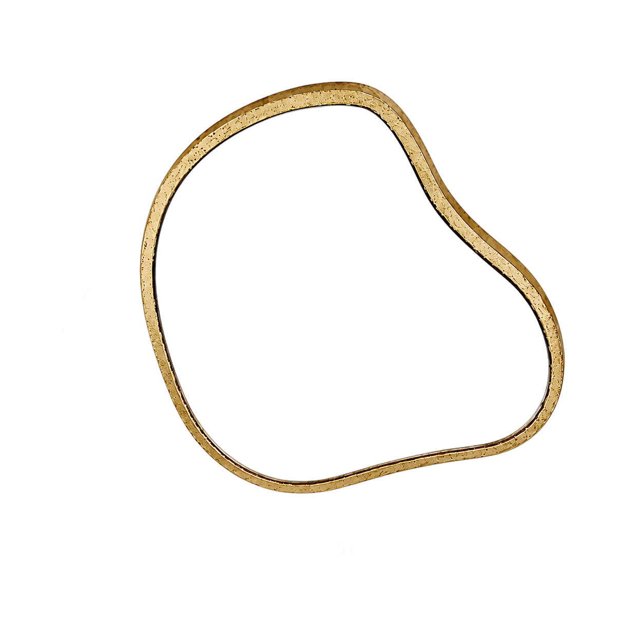 Espejo orgánico grande, Dorado (40*40cm)